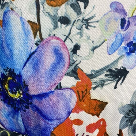 Fashion House Body-con Fitted Knee Length V Neck Jersey Knit Floral Dress Size L - Picture 5 of 8